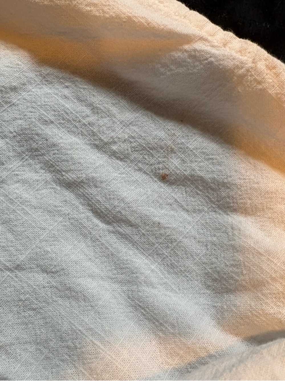 White Linen Button-Up Shirt - Picture 6 of 7